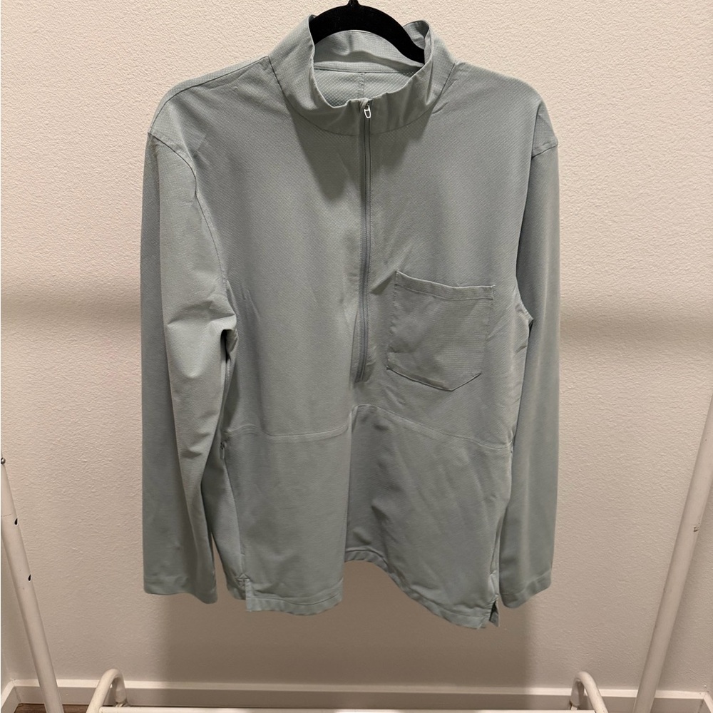lululemon athletica Light Gray Shirt Jacket